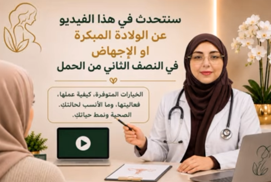 الولادة المبكرة والاجهاض في النصف الثاني من الدوره
